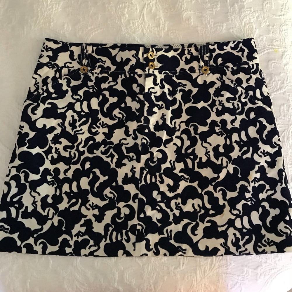 Lilly Pulitzer corduroy skirt